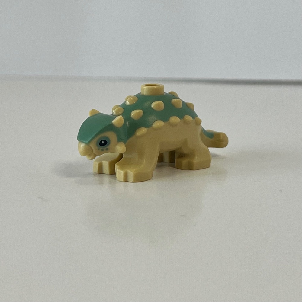 LEGO Jurassic World Baby Ankylosaurus Dinosaur Figure Tan Sand Green 67443